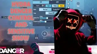 HYDRA Danger Controls & Sensitivity Settings || HYDRA DANGER  FULL GYROSCOPE SENSITIVITY