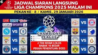 Jadwal Liga Champions 2025 Malam Ini Live SCTV - Napoli vs Chelsea , Dortmund vs Inter Milan