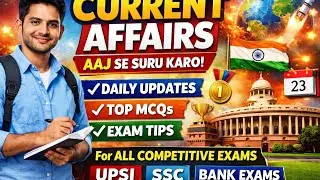 Current Affairs Today Hindi | All Competitive Exams | #currentaffairs #UPSI #daily  | 22Dec2025
