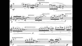 Fabio Luppi - RESIstenza for Flute (2011) [Score-Video]