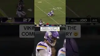 Vikings 1-0 under McCarthy 🫣 #jjmccarthy #nfl #vikings #bears