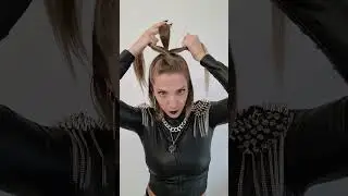 EASY RUMI BRAID HAIRSTYLE 💜😈 Kpop Demon Hunters halloween 2025