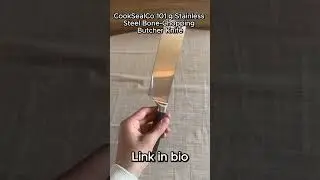 Stainless Steel Bone-Chopping Knife &ndash; Ideal for Meat Shops, Restaurants & Home Kitchens