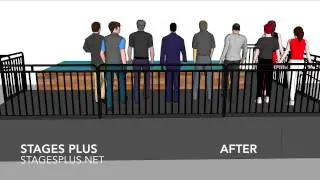 Stages Plus - 3D Lap Pool Stage Render