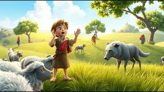 Мальчик, который кричал &laquo;Волк!&raquo; 🐺👦 | Забавные и поучительные истории для детей | Короткая история...