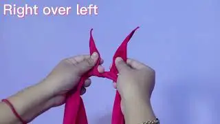 HOW TO TIE A SQUARE KNOT USING A TRIANGULAR BANDAGE (FIRST AID) | ANDREA NICOLE PATAC