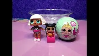 LOL Little Sister! Gold Ball! Glitter :) Color Change Ultra Rare