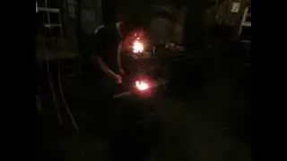 Sam Salvati forge welding at 120 frames per second