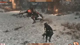 Sekiro: RESURRECTION (1.09) - Chained Ogre (Umbrella vs Dodging) - No Damage