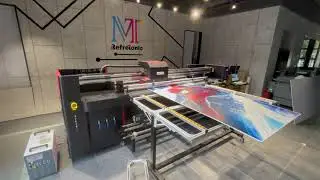 2000m Width Hybrid uv printer with Ricoh Gen5 printhead CMYK Varnish