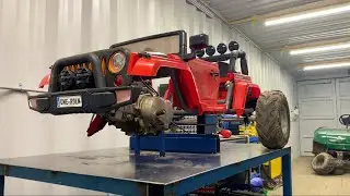 Power Wheels Jeep Build | Custom Rear Suspension Tube Chassis Part 2