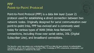 PPP - Point-to-Point Protocol