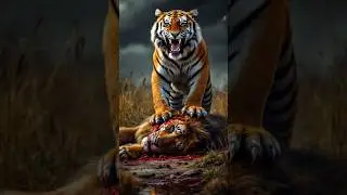 Lion vs Tiger(panther,crocodile etc)#lionversus#lionvstiger #animals#powerfulanimals