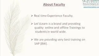 SAP BW TRAINING