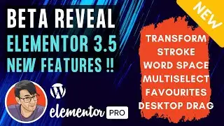 Elementor 3.5 BETA November 8th 2021 - Let's Play with the New Features