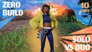 Fortnite Season 7 Ch 1 Zero Hour | Solo VS Duo | Paz the Wicked skin | Ultra graphics | 21:9