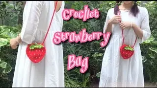 How to crochet Strawberry Bag | စတော်ဘယ်ရီအိတ်ထိုးနည်း  Crochet,Handmade,
