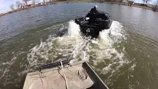 Argo Conquest 800 8x8 XTV John Boat Rescue