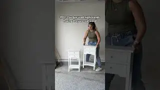 Преображение прикроватной тумбочки из искусственного дерева