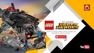 LEGO&reg; DC Super Heroes 76087 Flying Fox: Batmobile Airlift Attack Building Kit Speed Build