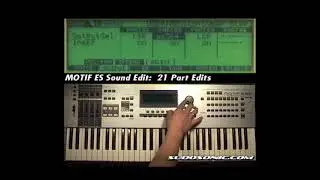 Motif ES Sound Editing 21. Part Edits (Runtime 9:32mins)