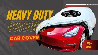 Heavy Duty Outdoor Car Cover with Patented Weighted Ground Conforming Apron Seal &ndash; Ultimate Wind,