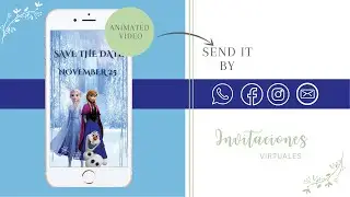 Frozen Birthday Invitation, frozen party invitation, Wild One Birthday Invitation