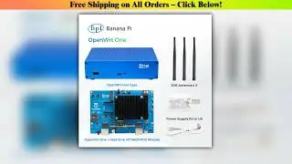 Banana Pi OpenWrt One MediaTek MT7981B 1GB DDR4 2.5GbE RJ45 and Gigabit Ethernet RJ45 256 MiB SPI