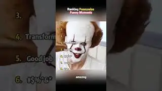 Ranking Pennywise Funny Moments 😂😂#pennywise #horror #funny