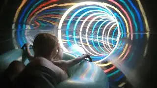 Water park fun in Croatia(Aqua colors,Porec)
