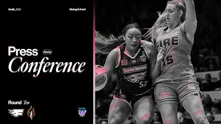 PRESS CONFERENCE Renae Garleep and Agnes Emma Nnopu vs Townsville Fire Round 10 WNBL 26