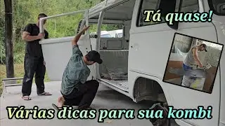 Montagem na kombi do leilão, com várias dicas de acabamento e muito capricho