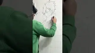 Wall art one piece Luffy Like share and comment 💕Rate this art Wait for part 2