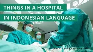 Learn Indonesian: Hospital Vocabulary