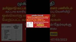Block coordinator jobs 2023/tamilnadu jobs 2023