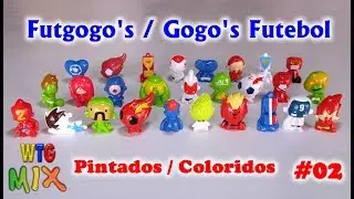 Gogo's Crazy Bones Futebol / Futgogo's Pintados / Coloridos #02 - 2010/2014  Brasil Panini