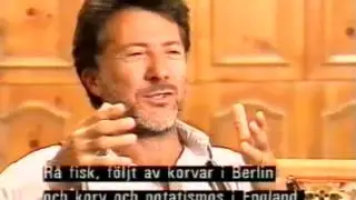 Dustin Hoffman farts in Swedish TV