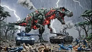 EPIC TOY FOREST BATTLE 🦖💥 | OPERATION THUNDERLEAF: The T-REX Invasion