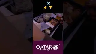 Qatar airways economy food overview. ✈️