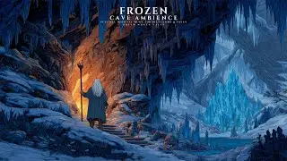 Peaceful Medieval Music For Relaxation & Focus | Frozen Cave Ambience
