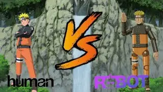 Naruto vs macha Naruto (human vs robot AI)