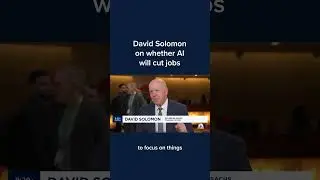 Goldman Sachs CEO David Solomon on whether AI will cut jobs