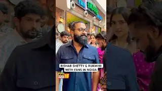 Rishab Shetty With Rukmini Spotted In Noida After The Success Of Kantara Chapter 1