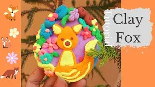 WOW I Made Tiny Fox using clay 🦊 / DIY Polymer Clay Fox Tutorial
