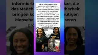 Flugbegleiterin wird zur Heldin: Ihr Mut rettete ein M&auml;dchen! #alltagshelden #wahregeschichte