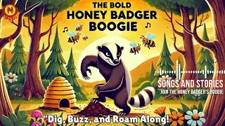 🎵 The Bold Honey Badger Boogie  l Kids Song | Nursery Rhymes | Kids Story | Nature Lovers