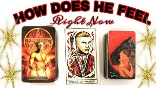 🌺HOW DOES HE FEEL RIGHT NOW 🌺Pick a card tarot Reading.
