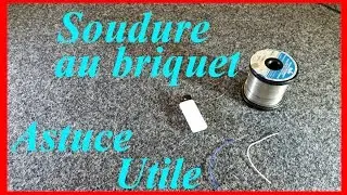 Welded to the lighter - Seamless soldering iron helpful tip - #tip