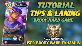 TUTORIAL, TIPS & LANING BRODY KETIKA KONDISI HARD GAME TERBARU 2025! (AUTO EPIC COMEBACK) - MLBB