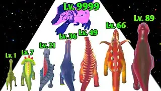 Dino Run: Dinosaur Game - Level Up Dino Runner Max Level Gameplay (New Update)
